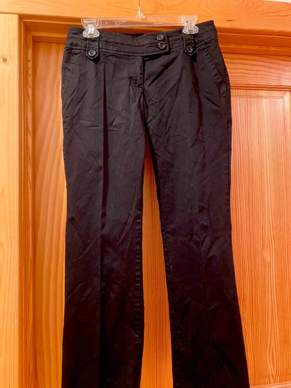 H&M Black pants, low rise, size 8